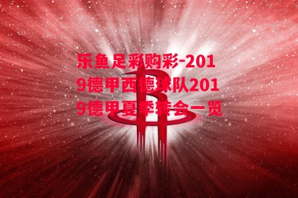 乐鱼足彩购彩-2019德甲西德球队2019德甲夏季转会一览